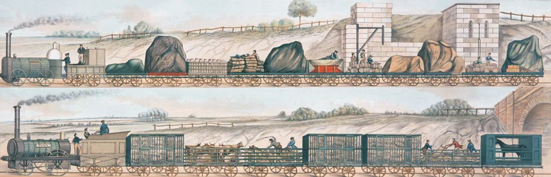 Ferrocarril de Liverpool y Manchester: Carga y ganado